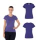 thumbnail image 2 of Playera para Dama, Color Morado Jaspe, Tamaño Grande, 2 of 3