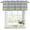 Slate Blue Plaid, variant on Slate Blue Plaid Curtain Valances for Windows, Kitchen Valance Window Treatments Panel 2 Pack, Colorful Vintage Check Farmhouse Rod Pocket Short Curtains for Bathroom Bedroom 42 x 12 Inch