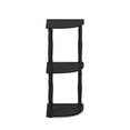 thumbnail image 2 of Furinno Turn-N-Tube 3-Tier Corner Display Rack Multipurpose Shelving Unit with Bamboo Tubes, Espresso/Black, 2 of 3
