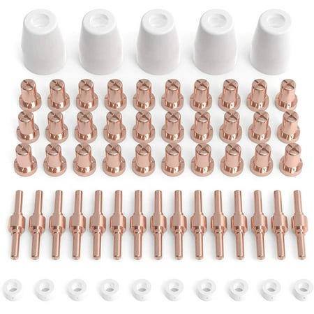 

60 Pieces of Plasma Cutting Consumables for Cut40 50 Flashlight with Plasma Cutter PT31 LG40
