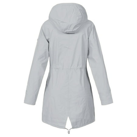 

Larisalt Scrub Jackets For Women Women s Jean Jacket Frayed Washed Button Up Cropped Jacket With Pockets Gray S