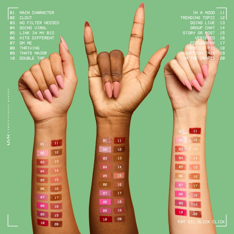 nyx mac kylie 一点から○ NYX Professional Makeup Fat Oil Slick Click, Stocking Stuffers