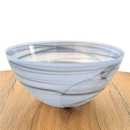 

Red Pomegranate Collection 0814-7 10 in. Nuage Serving Bowl Graphite