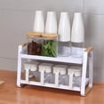 thumbnail image 3 of Organizador de Armario con Cajones,Organizador de Cocina Compacto y Multifuncional,Estante para con de Madera,Estante de Almacenamiento de Cocina de Metal, 3 of 5