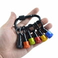 thumbnail image 2 of Bit Holder Keychain 6pc -1/4In Hex Shank Holders -for Nut Driver,Screwdriver & Drill B pwm25, 2 of 6