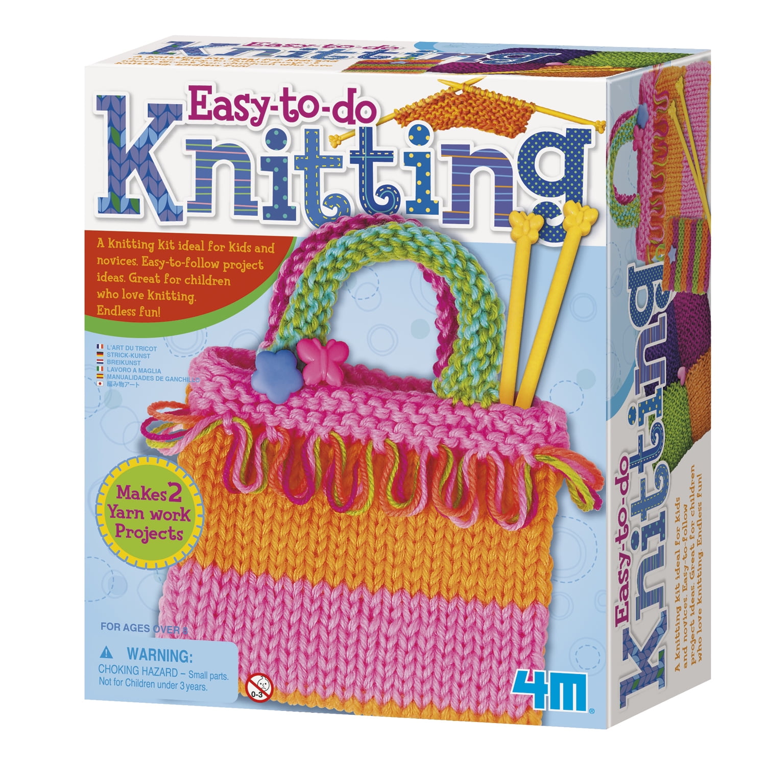 4M Easy-to-Do Knitting Kit 3 Pieces
