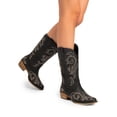 thumbnail image 6 of DREAM PAIRS Women's Western Cowboy Boots, Mid-Calf Cowgirl Boots with Chunky Heel & Embroidered Stitching Wide Width, 6 of 7
