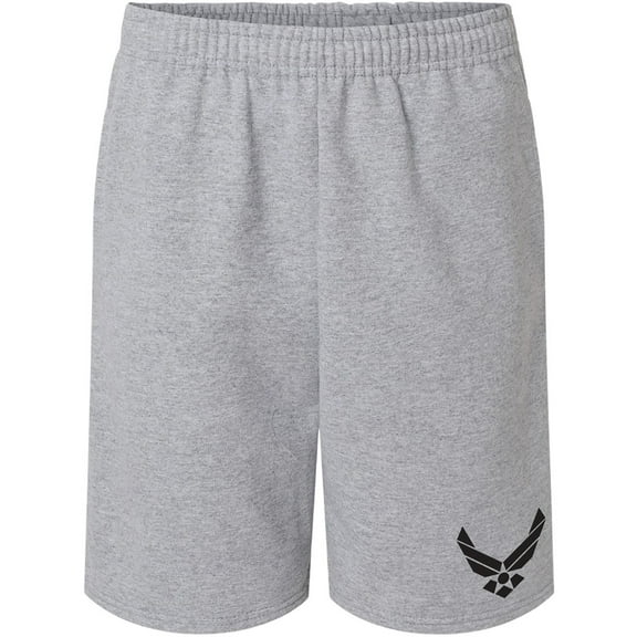Black Air Force Wings Emblem Super-comfort sweatshorts