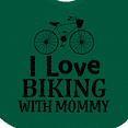 thumbnail image 4 of Inktastic Biking with Mommy Bicycle Boys or Girls Baby Bib, 4 of 4