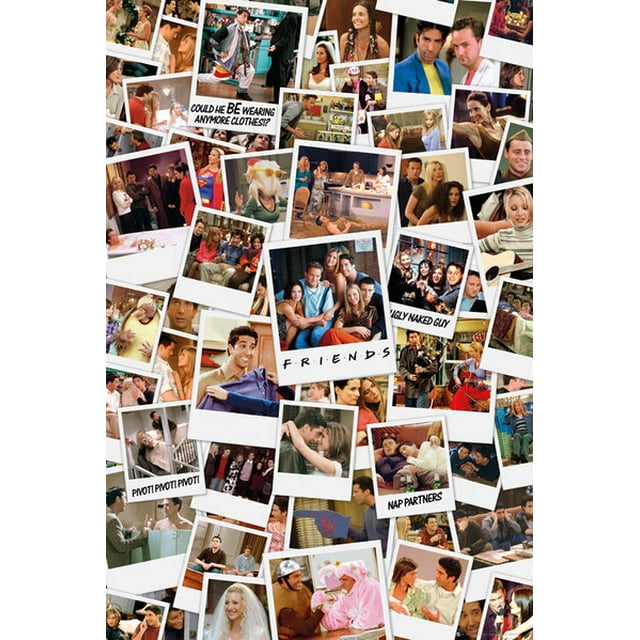 friends-tv-show-poster-print-polaroids-size-24-x-36-clear