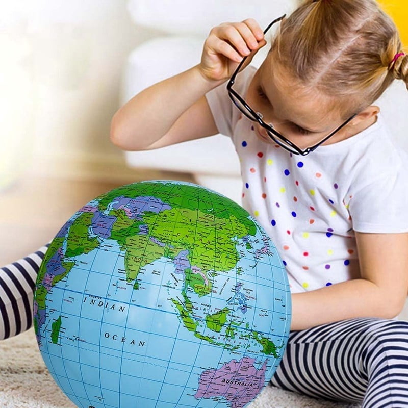 Buy Perfect PVC Inflatable World Globe Earth Map Geography Teacher Aid ...