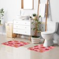 thumbnail image 5 of Rectangle Bath Rugs Plush Bathroom Carpet Mat Non Slip Bathroom Mats Red Maple Leaf Pattern, 5 of 5