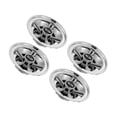 thumbnail image 2 of Maytalsory 4Pcs Golf Cart Hub Caps Lightweight Compact Universal Golf 8inch wheel Cart Wheel Covers silver, 2 of 6