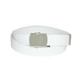 thumbnail image 1 of CTM® Ribbed Fabric Belt with Nickel Buckle, 1 of 2
