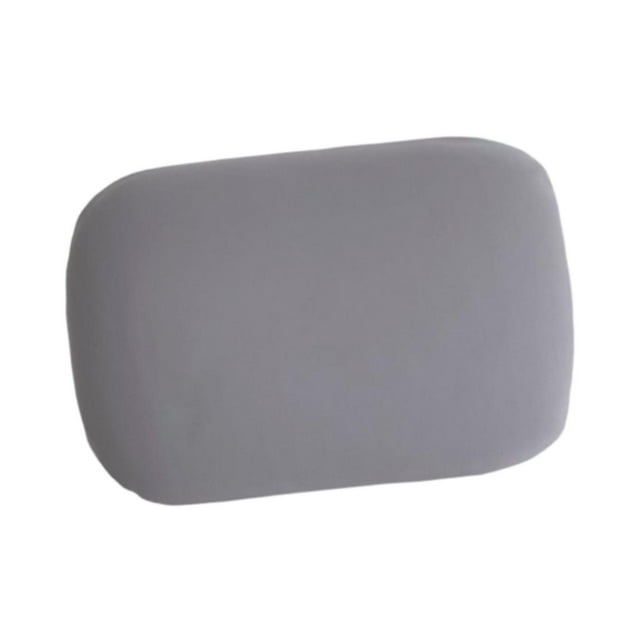 Almohada ergonómica para siestas con soporte para el cuello, cómoda y suave para dormir. Gris oscuro