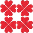thumbnail image 4 of 200Pcs Felt Heart Patches Embroidery Sewing Applique Felt DIY Craft Heart Decor, 4 of 7