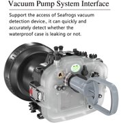 Seafrogs [40M/130FT] Underwater Camera Housing Waterproof Scuba Case for Fujifilm X-T4 Fuji xt4 w/Short Flat Port