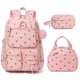 thumbnail image 1 of Mochila escolar Fimibuke de pana para niños, 3 unidades, con lonchera y bolsa, 1 of 9