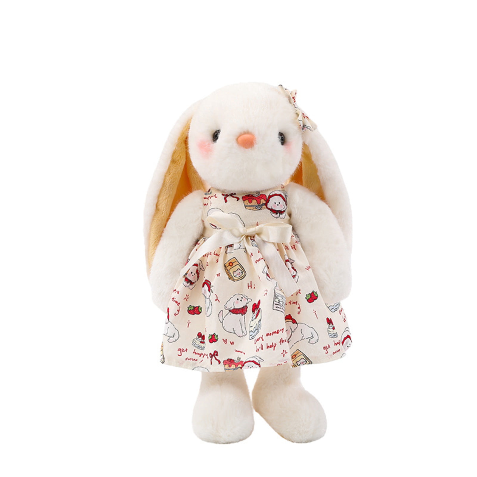 Cute Bunny Plush Toy, Soft Rabbit Doll, Cozy Plush Figure for Home Decor