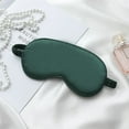 thumbnail image 2 of Unisex Mulberry Silk Sleep Eye Mask Buttery Soft Travel Eyeshade Nap Cover Breathable Skin-Friendly Eye Patch Natural Temperature Regulation Sleep Aid, 2 of 3