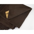 thumbnail image 6 of Fennco Styles Everyday Design Solid Color Cloth Napkins 20" W x 20", Set of 4 - Chocolate Dinner Napkins for Home Décor, Banquets, Family Gathering and Special Events, 6 of 6