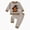 Brown, variant on Toddler Baby Halloween Outfit Girl Boy Pumpkin Boo Long Sleeve Sweatshirt Tops Pant Set My First Halloween Clothes(0-6 Months,Orange)