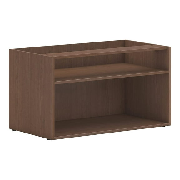 HON Mod 21" Storage Cabinet with 2 Shelves Traditional Mahogany LCL3620SLT1