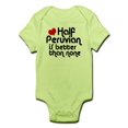 thumbnail image 1 of CafePress - Half Peruvian Infant Bodysuit - Baby Light Bodysuit, 1 of 1
