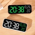 thumbnail image 3 of CIYISON Versatile LED Digital Alarm Clock with Large Display Desk Clock Voice Control, 3 of 13