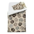 thumbnail image 2 of Paw Print Duvet Cover and Pillowcase Set for Single Bedding, Bedroom Accessories for Kids Teens, 2 of 5