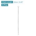 thumbnail image 2 of Unique Bargains 24cm Toilet Handle Lever Flush Replacement Toilet Flapper Chain 6 Pack, 2 of 5