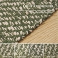 thumbnail image 5 of 3x5 Small Area Rugs, Machine Washable Natural/Green Rug Modern Braided Kitchen Rugs, Neutral Reversible Throw Carpet Farmhous Woven Rug for Entryway Indoor Nursery Mudroom Living Room, 5 of 8