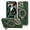 Green, variant on for iPhone 14 Pro Max Case with Magnetic Invisible Ring Stand Compatible with Mag-Safe Leather Business Shockproof Military Grade Protection Classic Luxury Phone Cases for Women Men,Blue