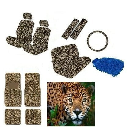 cheetah print seat covers walmart