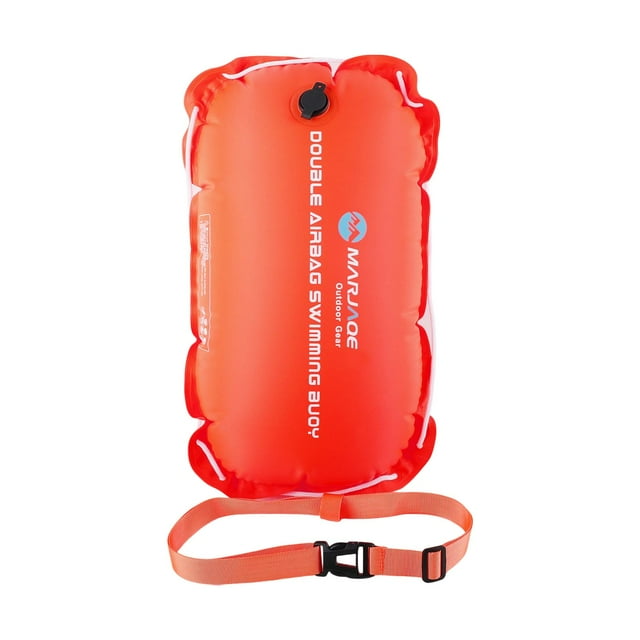 Boya De Natación Con Doble Bolsa De Aire Y Burbujas Para Entrenamiento, Kayak Y Viajes.