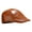 Caramel, variant on sunsanly Men Hat Vintage Style Solid Color Smooth Faux Leather Advanced Hat Mid-aged Men Beret Cold Weather Hiking Traveling Cap English Newsboy Cap