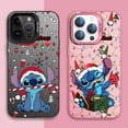 thumbnail image 2 of Funda de teléfono navideña Disney Stitch para Apple iPhone 15 Pro Max 13 14 Plus 12 11 Pro 8 7 plus XS MAX mate, 2 of 5