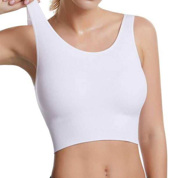 Pure Lime Moulded Sports Bra White 0094 - The Tennis Shop