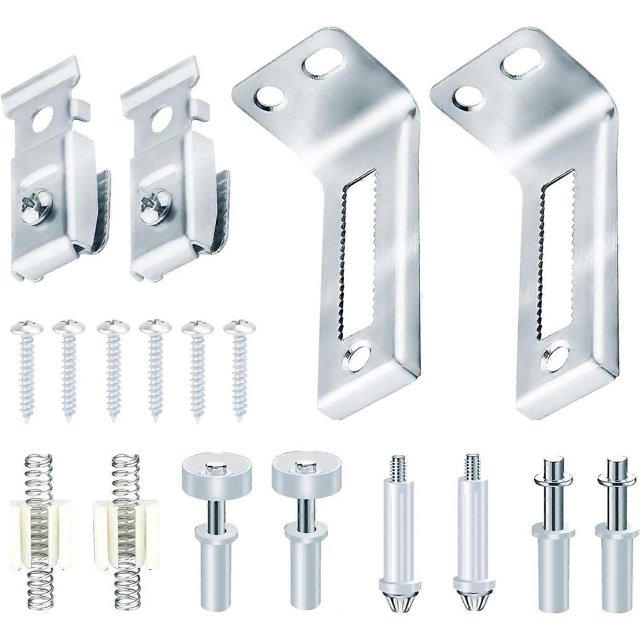 Kit de 18 herrajes para puertas plegables KAIYANG Herramientas para rieles de puertas corredizas