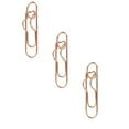 thumbnail image 2 of 7 Colors Penclip Metal Pencil Clips Multifunctional Paperclip Reusable Writing Tool Heart Pen Clip Pen Holder for Notebook Pen Holder Paper Clip, 3 Rose Gold Colored Metal Pen Clip Paperclips, 2 of 9