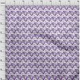 thumbnail image 4 of oneOone Polyester Spandex Purple Fabric Geometric Craft Projects Decor Fabric Printed By The Yard 56 Inch Wide, 4 of 5