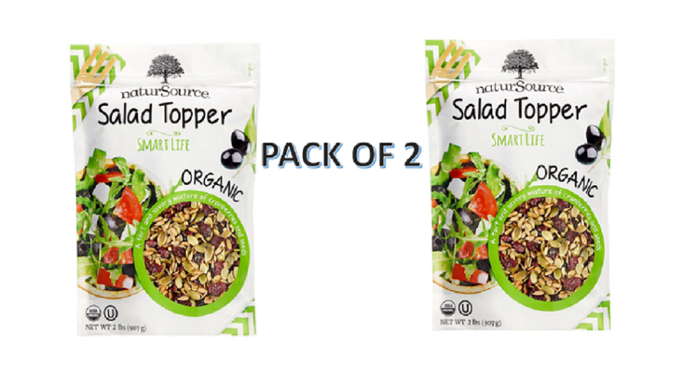 SALAD TOPPER NEW ORGANIC NATURSOURCE SMART LIFE Pack of 2