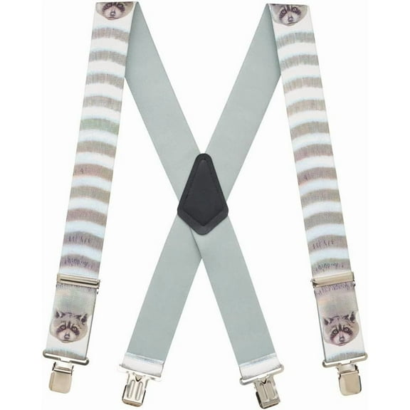 SuspenderStore Raccoon Suspenders - Clip - 3 Sizes