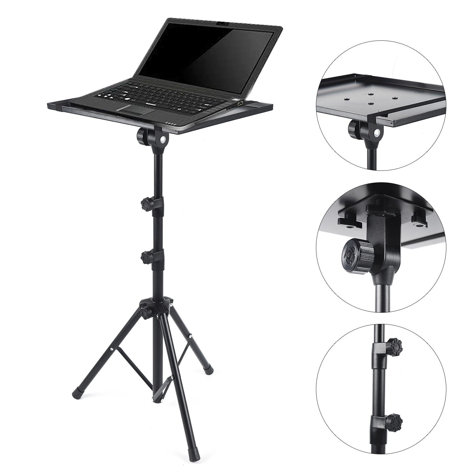 DENEST Protable Bracket Adjustable Laptop Projector Tripod Stand with