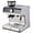 Silver electroplated silver, variant on Machine with Built-In Grinder – 20-Bar Pressure Coffee Maker with Steam Wand, Removable Water Tank, One-Touch Brewing for Home & Office Use