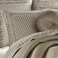 thumbnail image 3 of Five Queens Court  Beaumont Champagne 4-piece Comforter Set King, 3 of 3