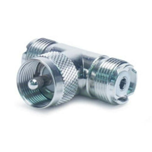 Connector - PL-259 to (2) SO-239