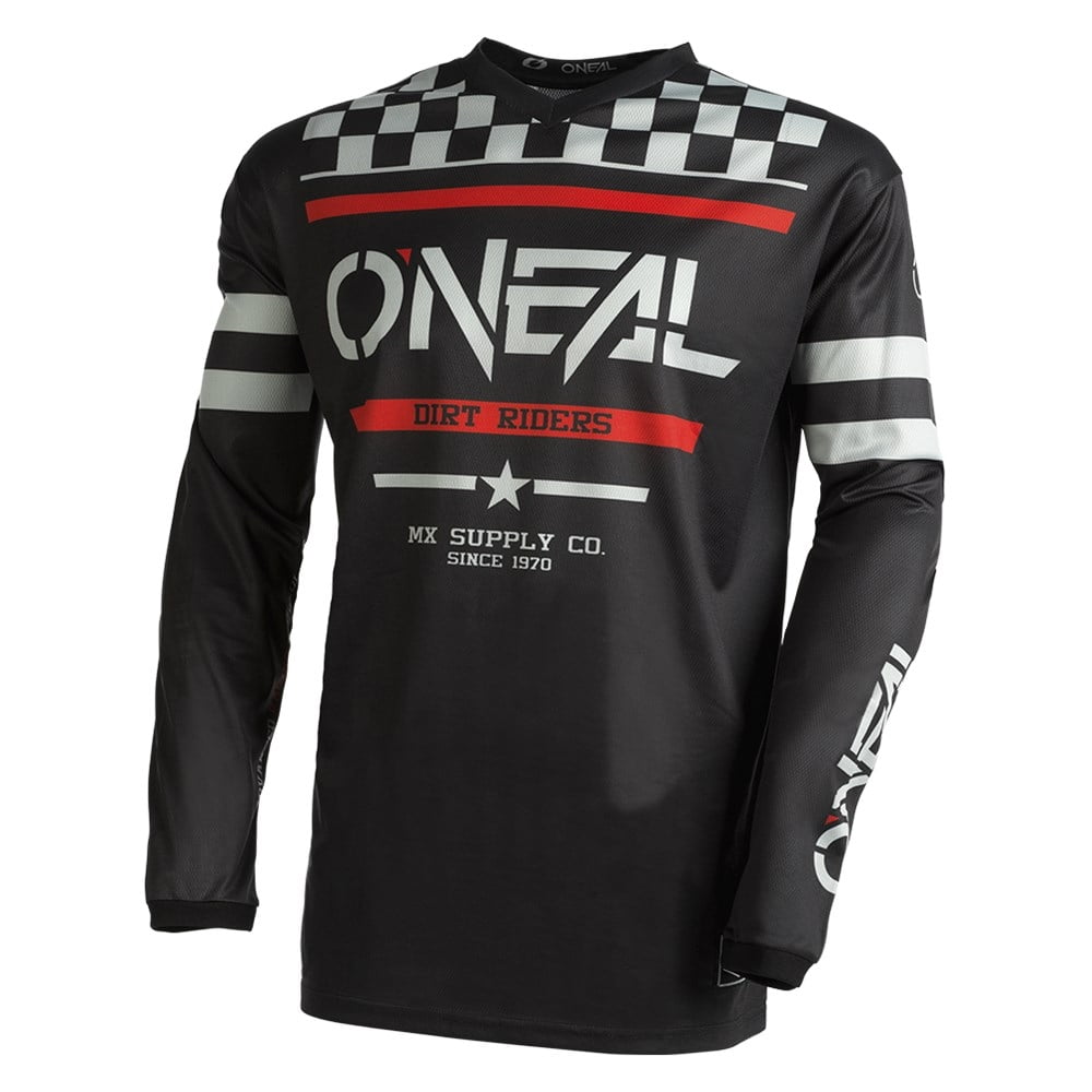 Red/Gray, Large ONeal Element FR Unisex-Adult Jersey Blocker 