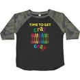 thumbnail image 3 of Inktastic Time to Get Cray Cray Crayons Humor Boys or Girls Toddler T-Shirt, 3 of 5