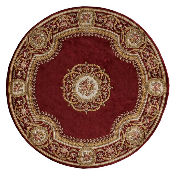 Momeni Harmony Hand Tufted Burgundy Area Rugs Burgundy 6' X 6' Octagon